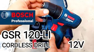 BOSCH GSR 120 LI Unboxing boschprofessional boschcordlessdrill [upl. by Shipp]