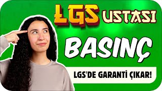 LGSde KESİN ÇIKAR 👉🏻 Katı  Sıvı  Gaz Basıncı Soru Çözümü  LGS Ustası 🦸🏻‍♀️ [upl. by Nagaek]