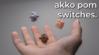 Better Budget Novelkey Creams  Akko POM Switch Roundup [upl. by Sineray]