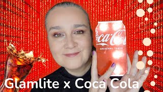 Coca Cola Look med Glamlite x Coca Cola paletten glamlitecosmetics cocacola [upl. by Oreste]