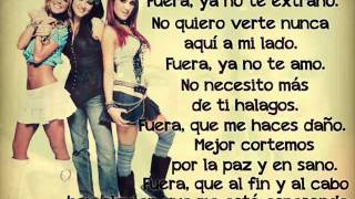 RBD  Fuera Letra [upl. by Ilka]