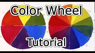 Color Wheel Tutorial  How To Mix Paint [upl. by Cone727]