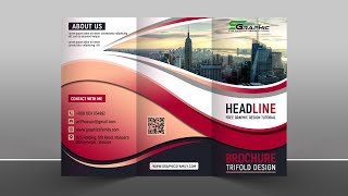 How to design a trifold brochure in adobe photoshop [upl. by Betty946]