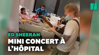 Ed Sheeran a surpris les enfants d’un hôpital australien avec un concert privé [upl. by Ereveniug]