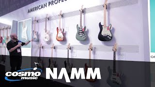 Fender American Professional Stratocaster  Cosmo Music at NAMM 2017 [upl. by Ardna]