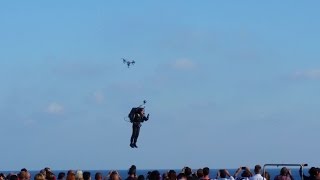 Personal JetPack Maiden Flight  Jetpack JB10 Jetpack Aviation Monaco 2016 [upl. by Gayl938]