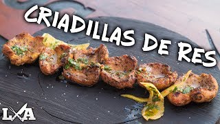 Criadillas de Res Asadas  Receta de Locos X el Asado [upl. by Ylecic]