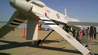 UAV Unmanned Aerial Vehicle MQ1B Predator Walkaround 2011 NAS Lemoore AirShow [upl. by Aisyle]