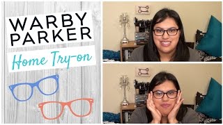 WARBY PARKER GLASSES HOME TRYON [upl. by Hescock774]