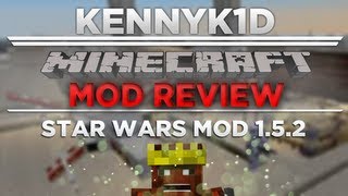 Minecraft  Mod ReviewInstallation STAR WARS 152 [upl. by Eedoj]