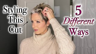 Pixie Hair Tutorial  5 Quick Change Styling Ideas [upl. by Launcelot]