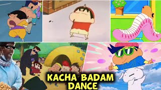 Shinchan kacha badam dance funny video  kacha badam best shinchan dance [upl. by Gilly882]