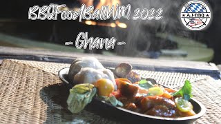 Willkommen bei unserem Video der BBQFoodBallWM  Ghana [upl. by Nivag]