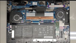 HP ENVY x360 Convertible 15ds1083cl Disassembly RAM SSD Upgrade Battery Fan Replacement Repair [upl. by Odnolor442]