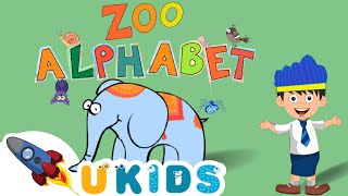 The Phonics Zoo  ABC Alphabet  ABC Zoo Animals a to z With JiJi  UKids [upl. by Eberhard]