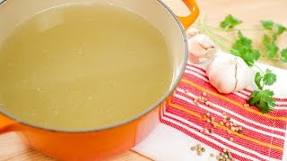 ThaiStyle Chicken Stock Recipe น้ําสต๊อกไก่  Hot Thai Kitchen [upl. by Mauer]