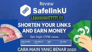 🔴REVIEW SAFELINKU  CARA MAIN YANG BENAR 2020 [upl. by Crowell]