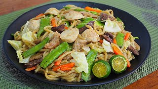 THE BEST PANCIT CANTON RECIPE [upl. by Nauqaj]