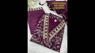 BEAUTIFULViscoseChanderi KurtasetChanderi pantampDupatta partywaresareekurtasettrendingviralvideo [upl. by Nevak148]