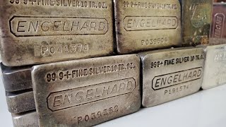 TOP 3 Affordable Engelhard 10 Ounce Silver Bars [upl. by Nhabois]