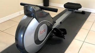 Sunny Health amp Fitness SFRW5515 Magnetic Rowing Machine [upl. by Australia855]