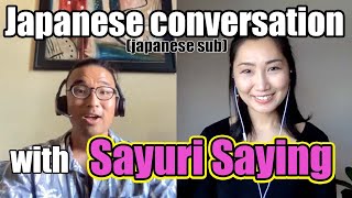 【N5N2】Japanese conversation with Sayuri Saying  Lifestyle [upl. by Kiona878]