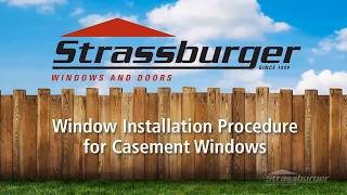 Casement Window Installation Procedure [upl. by Kennedy]