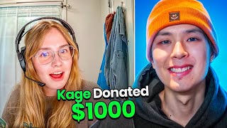 Donating Money to 100 Small Streamers [upl. by Odareg985]