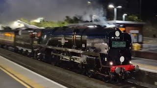 35028 quotclan linequot passes keynsham to london waterloo on the Atlantic Coast express [upl. by Salohci448]