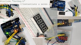 All about Seven segments display in 7 minutes  SevSegh library  Arduino DIY [upl. by Opportuna]