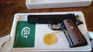 MINT Colt 38 Super 1975 MK IV Series 70 First Look with box and papers [upl. by Campbell]