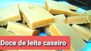 DOCE DE LEITE CASEIRO COM APENAS DOIS INGREDIENTES RÁPIDO FÁCIL E MUITO GOSTOSO [upl. by Jansen235]