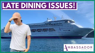 Our FIRST PORT and ISSUES with Dining on AMBASSADOR Ambience  DAY 3 VLOG [upl. by Dorej460]