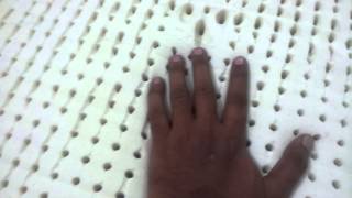 Latex foam review in Hindi by The Mattress Expert India [upl. by Anniala30]