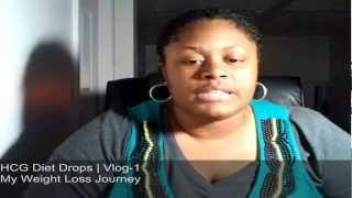 My WalMart HCG Diet Drops Review Day 1 Weight 261 [upl. by Afatsuom]