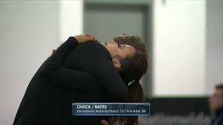 Madison Chock and Evan Bates  US Nationals 2024 Backstage RD [upl. by Knoll]