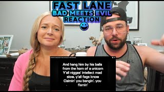 Bad Meets Evil Eminem  Fast Lane  REACTION  BREAKDOWN  Real amp Unedited [upl. by Ettennig594]