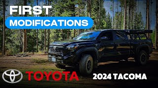 2024 Tacoma TRD OFFROAD  first modifications  Roof Top Tent  Bed Rack amp more [upl. by Maryjane911]