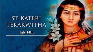 Saint of the Day for July 14 Saint Kateri Tekakwitha [upl. by Cila669]