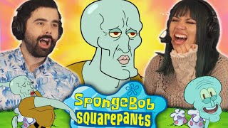 We Watched SPONGEBOB SEASON 5 EPISODE 19 AND 20 For the FIRST TIME HANDSOME SQUIDWARD [upl. by Mars]