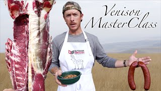 Venison Butchering amp Cooking Masterclass with 5 Star Chef [upl. by Crescantia]