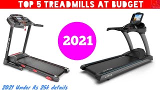 ✳️Top 5 Best treadmill at 🔥budget price  treadmill under ✔️rs 10k to 25000 india 2021 [upl. by Leonard]