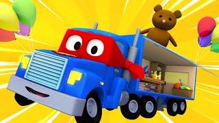 The Shop Window Truck  One Zeez amp Carl the Super Truck  Car City Cars and Trucks Cartoon for kids [upl. by Stephan]