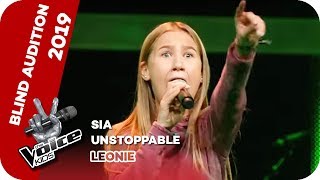 Sia  Unstoppable Leonie  Blind Auditions  The Voice Kids 2019  SAT1 [upl. by Aicenet]