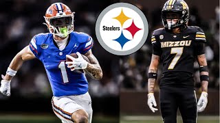 STEELERS NEW 3 ROUND MOCK DRAFT [upl. by Saraann]