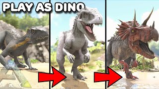 WE EVOLVE INTO THE MOST POWERFUL HYBRID IN ARK   PLAY AS DINO  ARK SURVIVAL EVOLVED [upl. by Haidadej]