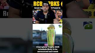 Champions trophy schedule 🔥 shortsviral championstrophy2025 abcricinfo viralvideo [upl. by Nawiat837]