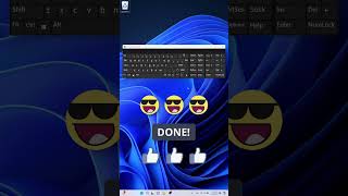 OnScreen Keyboard Shortcut  Windows 11  Windows 10 osk shorts windows11 [upl. by Eerual]