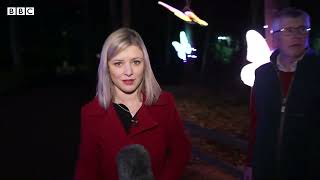 BBC Look North Stockheld Park Christmas Lights [upl. by Yael]