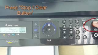 How to put Samsung Xpress C460FW printer in quotTech Modequot [upl. by Lupe249]